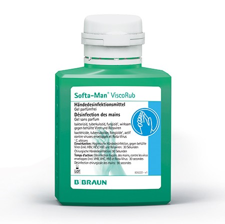 Softaman ViscoRub Gel 100ml, désinfectant pour les mains