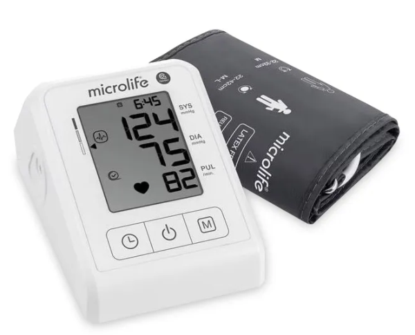 Microlife BP B1 Standard Blutdruckmessgerät für Oberarm inkl. Manschette M-L 22-42cm