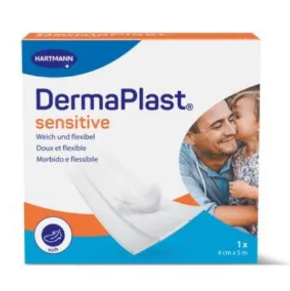 DermaPlast Sensitive pansement rapide 4cmx5m blanc p.à 1