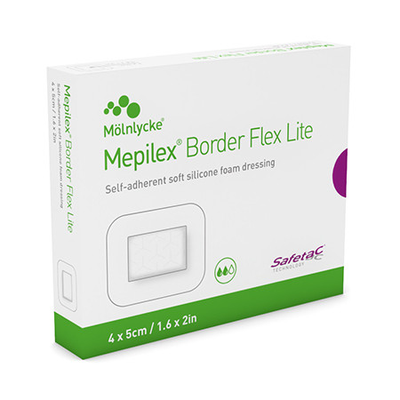 Mepilex pansement Border Flex Lite 4x5cm Coussinet 2x3cm stériles en emballage individuel p.à 10
