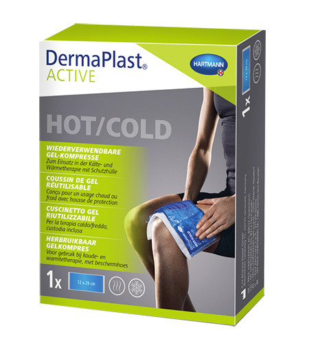 DermaPlast Active Hot&Cold Pack 12x29cm mit Fixationshilfe