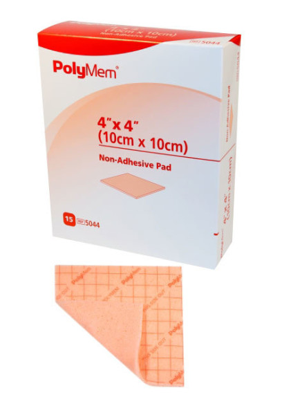 PolyMem QuadraFoam non Adhesive Dressing Wundverband 10x10cm P.à 15 Stk.