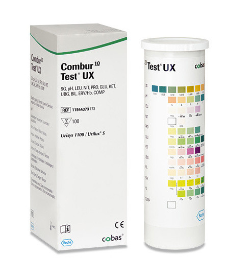 Combur 10 UX Bandelettes urinaires pour Urisys 1100 p.à 100