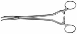 Hysterektomieklemme nach Wertheim, gebogen, 235mm