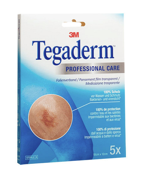 Tegaderm Film 10x12cm Transparentverband steril P.à 5