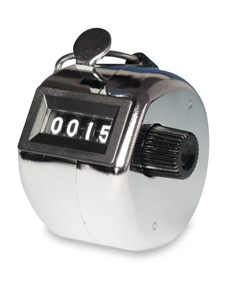 Handzähler 4-stellig zum mechanischen Zählen von 0-9999