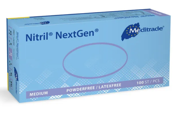NextGen gants en nitrile Gr.M non poudré non stérile bleu p.à 100