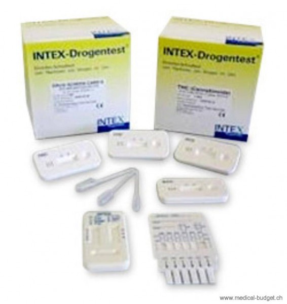 INTEX-Drogentest THC (Cannabinoïde) p.à 10 tests