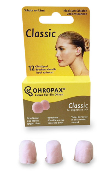 Ohropax Classic Geräuschschützer Wachskugeln P.à 12
