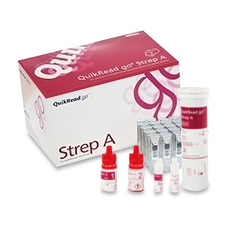 Strep A Test pour QuikRead go, p.à 50 tests (Contrôles incl.)