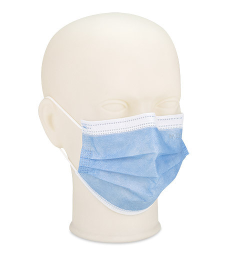 Top Mask Ultrasafe Masques-OP Typ IIR med bleu avec élastiques pour oreilles sans latex p.à 50