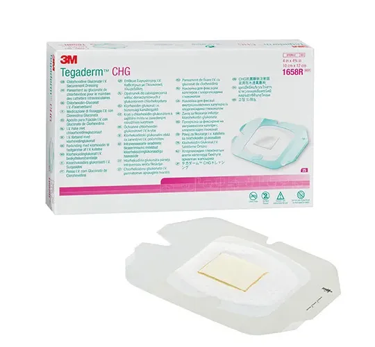 Tegaderm CHG Chlorhexidingluconat I.V. Fixierverband 10x12cm steril P.à 25