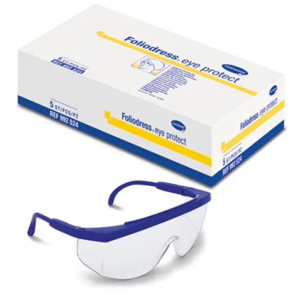 Foliodress eye Protect Schutzbrille blau unsteril P.à 5