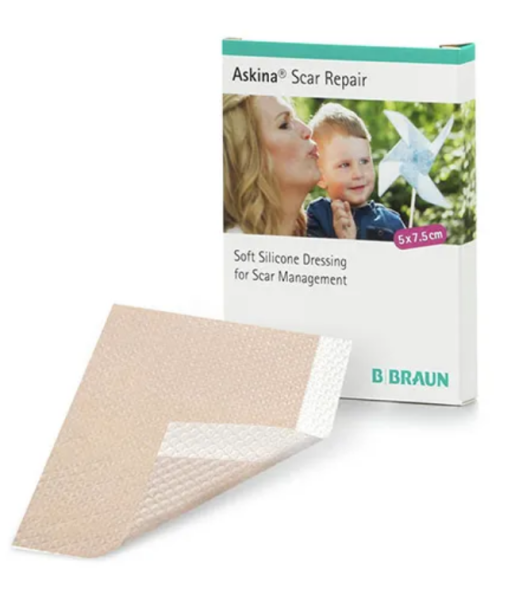 Askina Scar Repair Silikon Narbenpflaster 5x7.5cm P.à 5