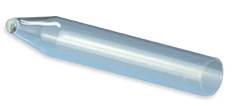 Zentrifugengläser zylindrisch 98x17mm glatter Rand mit kurzkonischem Spitzboden aus Soda-Glas P.à 100