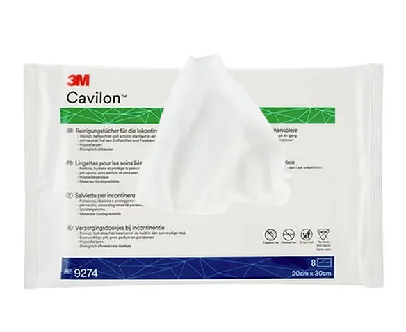 Cavilon Reinigungstücher 3-in-1 für die Inkontinenzpflege P.à 8