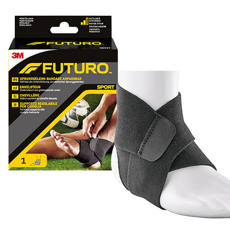 Futuro Sprunggelenkbandage anpassbar aus Neopren schwarz
