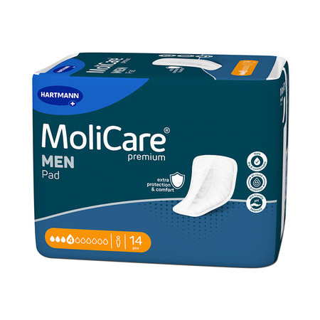 MoliCare Premium Men Pad 4 Inkontinenz Einlagen P.à 14