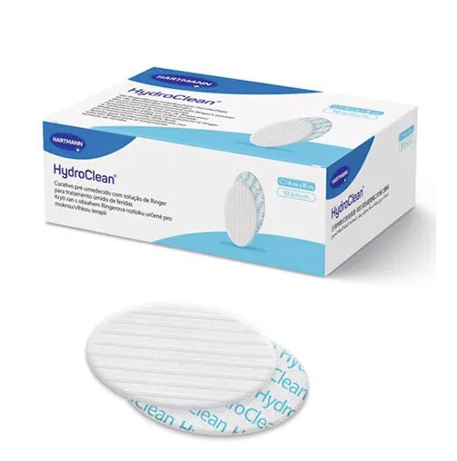 HydroClean Wundkissen 4x8cm oval steril P.à 10