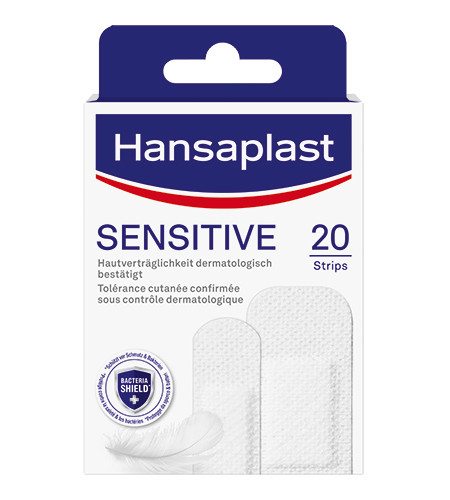 Hansaplast Sensitive Strips weiss P.à 20