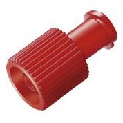 Combi-Stopper Bouchons universelles rouge mâle/femelle, Luer/Luer-Lock p.à 100