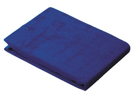 Housse pour lit d'examen en tissu éponge 65x195cm bleu royal