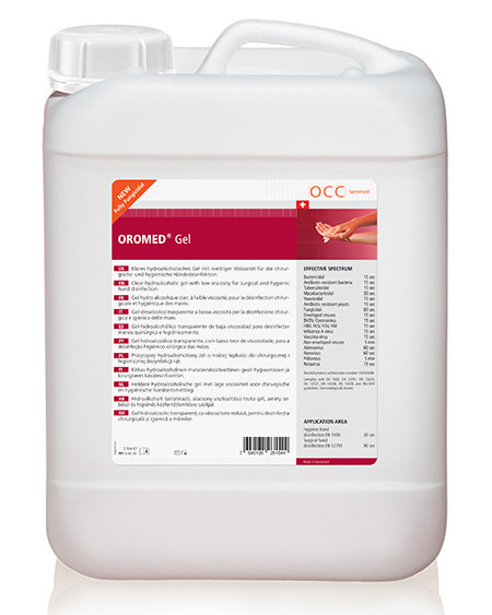OROMED Gel 5 litres pour la désinfection des mains