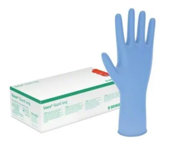 Vasco Guard long Nitril U-Handschuhe Gr.XS blau puderfrei unsteril P.à 100