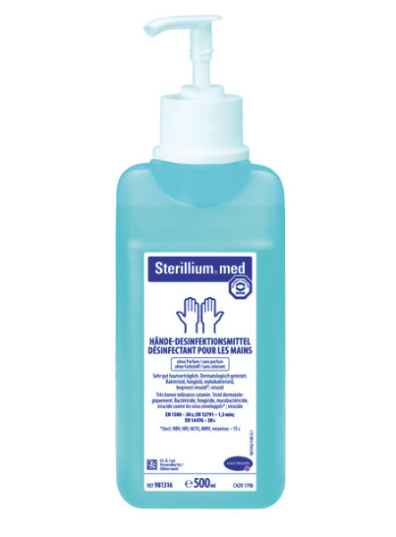 Sterillium med CH 500ml Händedesinfektionsmittel mit Pumpe