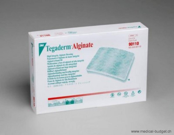3M Tegaderm HI Pansement à l'alginate de calcium 5x5cm, box à 10