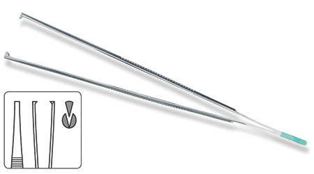 Peha-instrument Pincette chirurg. standard droite 14cm à usage unique, en métal, stérile, p.à 25