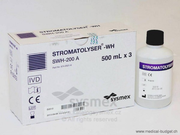Stromatolyser-WH zu Sysmex KX-21 oder XP-300, 3 Flaschen à 500ml