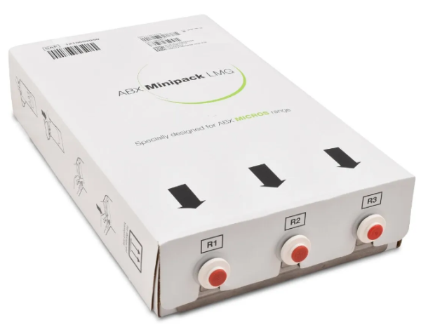 ABX Minipack LMG bestehend aus 3 Reagenzien für ABX Micros