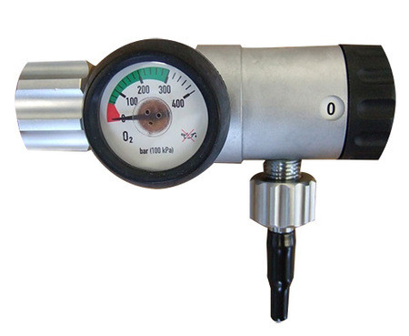 Druckminderer Falke rastend regulierbar 0-15 Liter/Min. passend für alle Sauerstoffflaschen