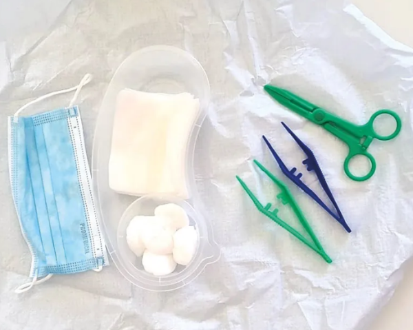 Promedical Kit de désinfection des plaies stérile p.à 25