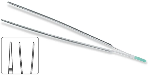 Peha-instrument pincette anatomique standard droite 14cm à usage unique en métal stérile p.à 40