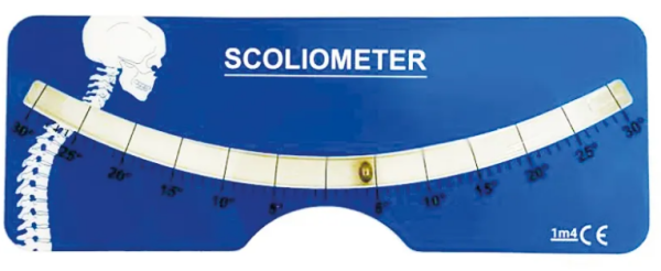 Skoliometer für die Messung der Wirbelsäule