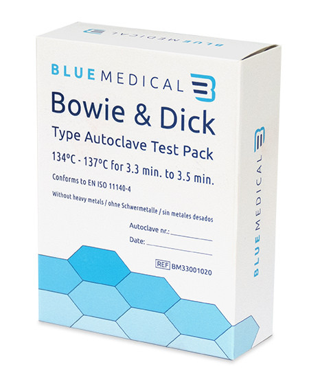Bowie & Dick Einmaltestpaket 134°- 137°C P.à 20