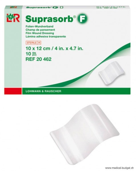Suprasorb F Pansement-film en PU non-stérile 10cmx10m p.à 1 rl.