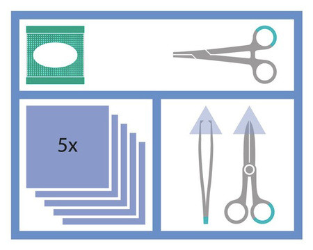 MediSet Nahtset 12 steril P.à 1