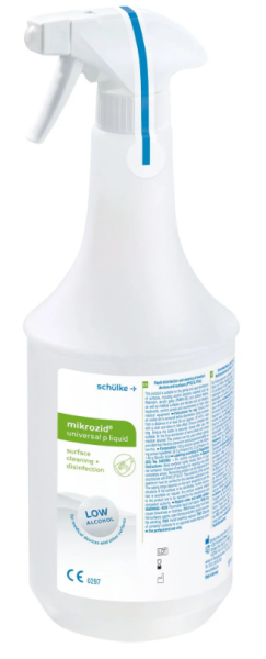 Mikrozid Universal p Liquid 1 Liter zur Desinfektion von Flächen (Preis inkl. VOC-Abgabe)