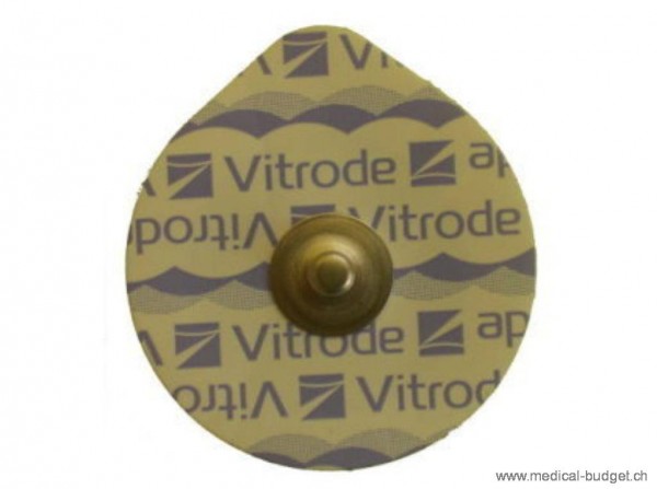Nihon Kohden Vitrode L Einmal EKG Elektroden DM 35mm (für Röntgen CT und MRT verwendbar) stark haftend P.à 5x30 Stk.
