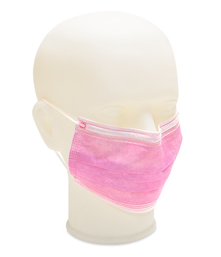 Top Mask Ultrasafe OP-Masken Typ IIR pink mit Ohrenschlaufen latexfrei P.à 50