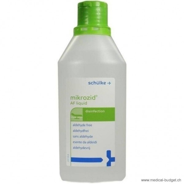 Mikrozid AF Liquid 1 litre désinfectant à vaporiser à base d'alcool (sans tête vaporisateur) désinfection rapide des surfaces (prix incl. Taxe-COV)