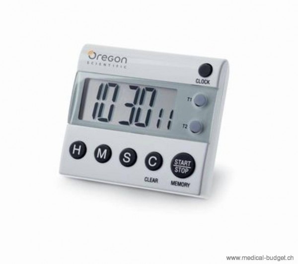 Labor Quarz-Digital-Uhr mit 2 unabhängigen Timer-Zeiten